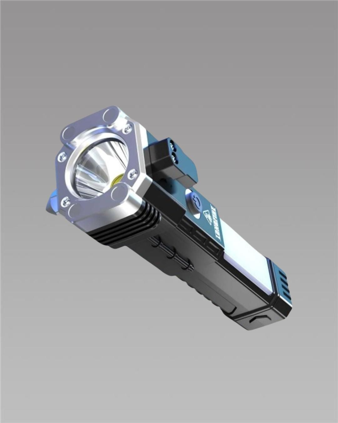 Portable Rechargeable Torch LED Flashlight Robykart