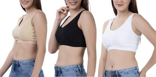 Womens Multicolor Air Bra (Pack of 3) Robykart