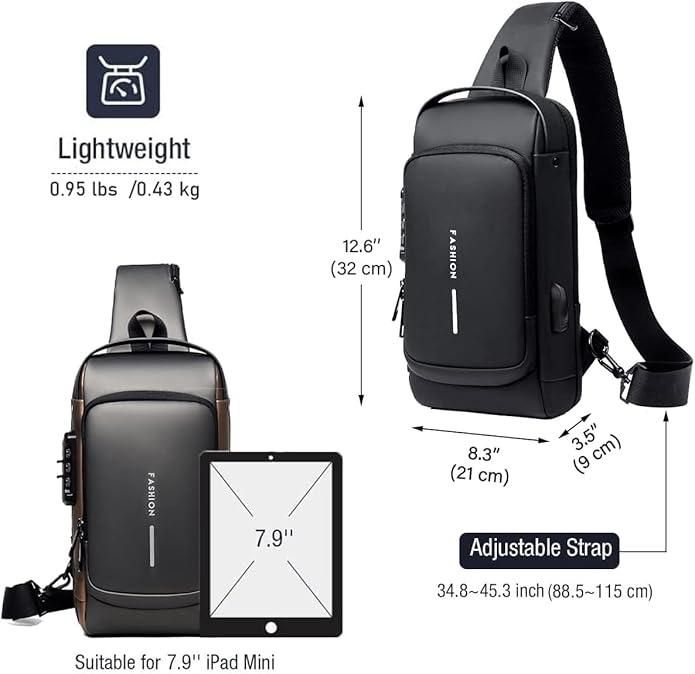 Sling Bag for Men & Women zrr55d-fr