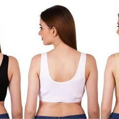 Womens Multicolor Air Bra (Pack of 3) Robykart