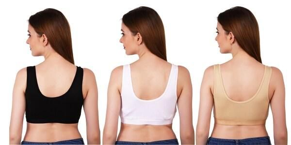 Womens Multicolor Air Bra (Pack of 3) Robykart