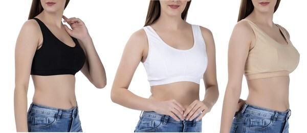 Womens Multicolor Air Bra (Pack of 3) Robykart