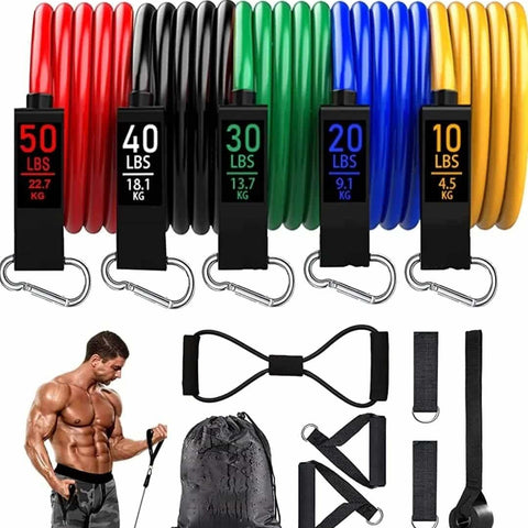 Resistance Band Set for Heavy Workout Robykart