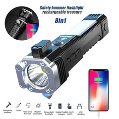 Portable Rechargeable Torch LED Flashlight Robykart