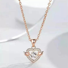 Heart With Wings Necklace Robykart
