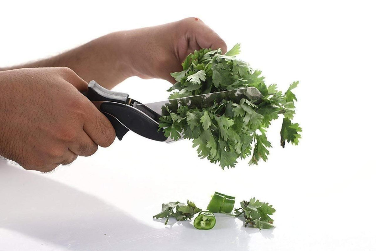 Clever Cutter - 2 in 1 Kitchen Knife / Cleaver Cutters Robykart