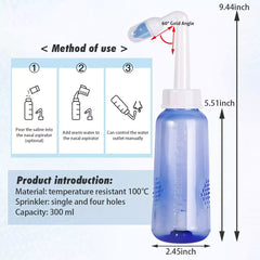 Jal Neti Bottle With Salt Packs Robykart