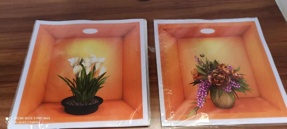 Golden 3D Wall Elegance Sticker Robykart