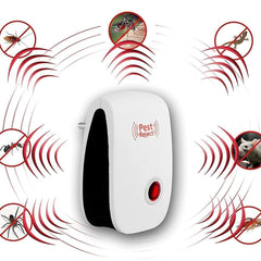 Ultrasonic Pest Repeller for Mosquito, Cockroaches, etc (Pack of 2) Robykart