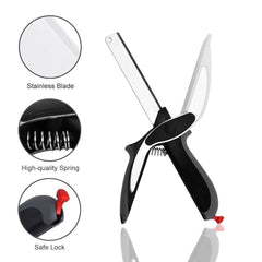 Clever Cutter - 2 in 1 Kitchen Knife / Cleaver Cutters Robykart