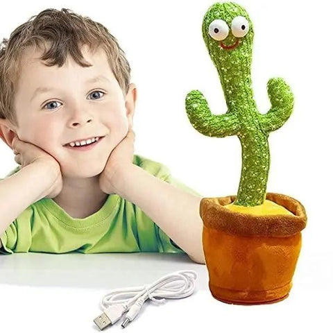 LED Musical Dancing & Mimicry Cactus Toy Robykart