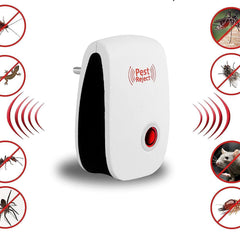 Ultrasonic Pest Repeller for Mosquito, Cockroaches, etc (Pack of 2) Robykart
