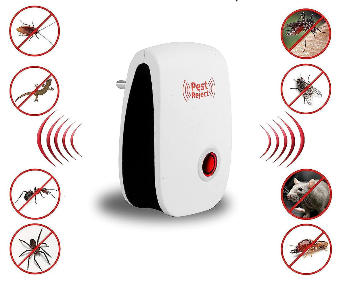 Ultrasonic Pest Repeller for Mosquito, Cockroaches, etc (Pack of 2) Robykart