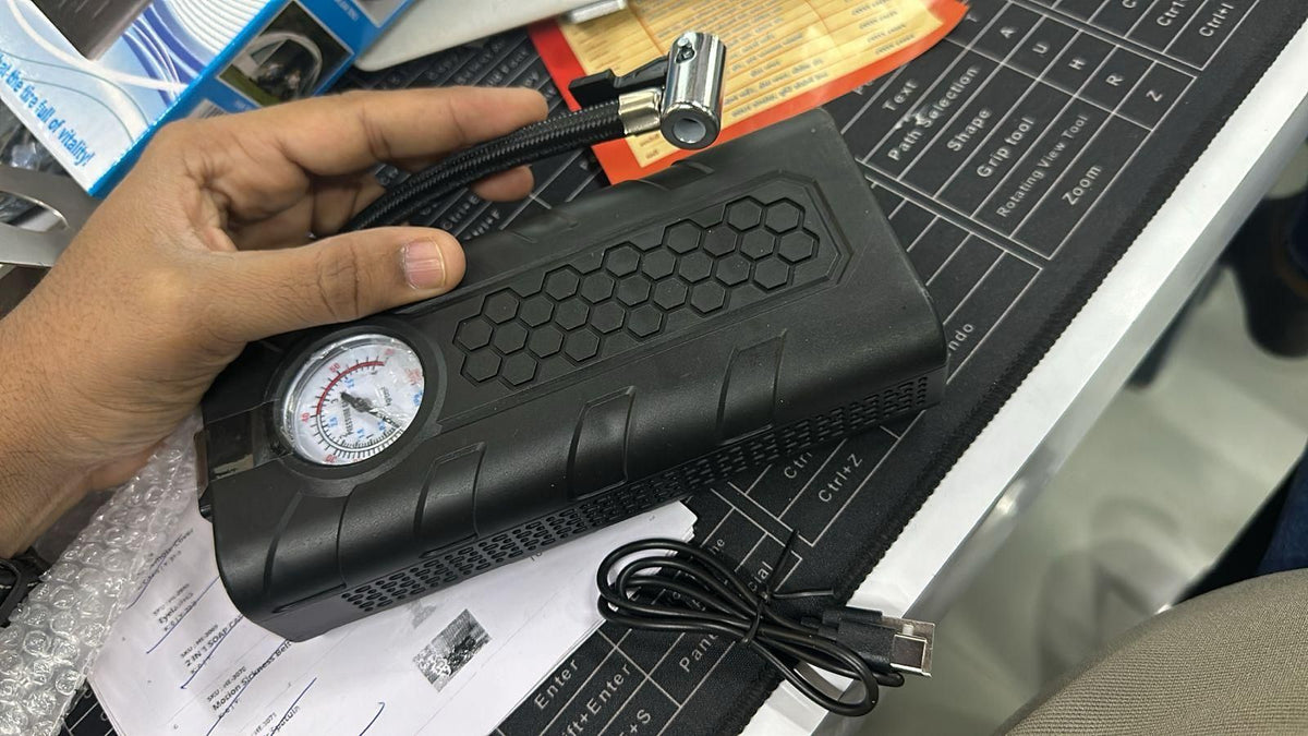 Portable Air Compressor Tire Inflator Robykart