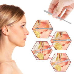 6 Pieces Ear Wax Removal Smooth Stainless Steel Kit Robykart