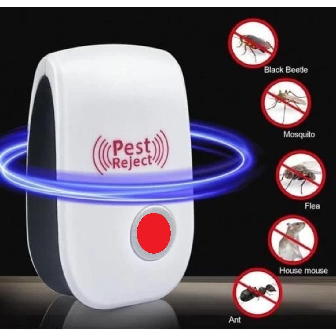Ultrasonic Pest Repeller for Mosquito, Cockroaches, etc (Pack of 2) Robykart