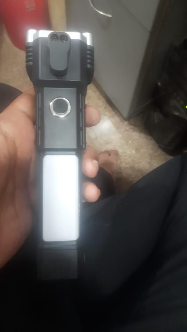 Portable Rechargeable Torch LED Flashlight Robykart
