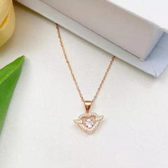Heart With Wings Necklace Robykart