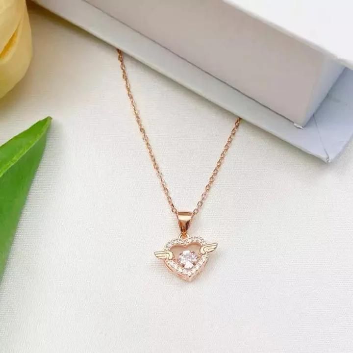 Heart With Wings Necklace Robykart