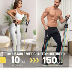 Resistance Band Set for Heavy Workout Robykart