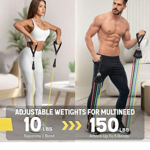 Resistance Band Set for Heavy Workout Robykart