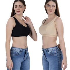 Womens Multicolor Air Bra (Pack of 3) Robykart