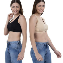 Womens Multicolor Air Bra (Pack of 3) Robykart