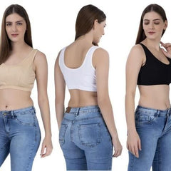 Womens Multicolor Air Bra (Pack of 3) Robykart