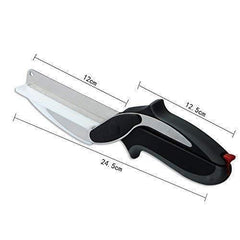 Clever Cutter - 2 in 1 Kitchen Knife / Cleaver Cutters Robykart