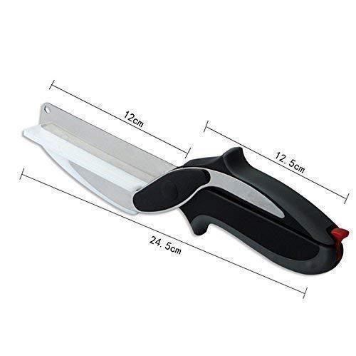 Clever Cutter - 2 in 1 Kitchen Knife / Cleaver Cutters Robykart