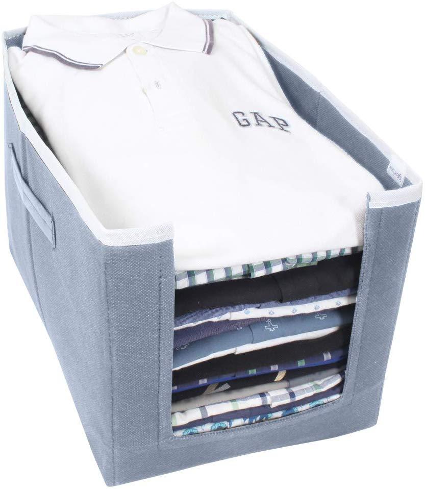 Cloth Organizer - Non Woven Foldable Cloth Organizer ( Pack of 3) Robykart