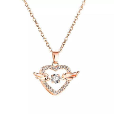 Heart With Wings Necklace Robykart