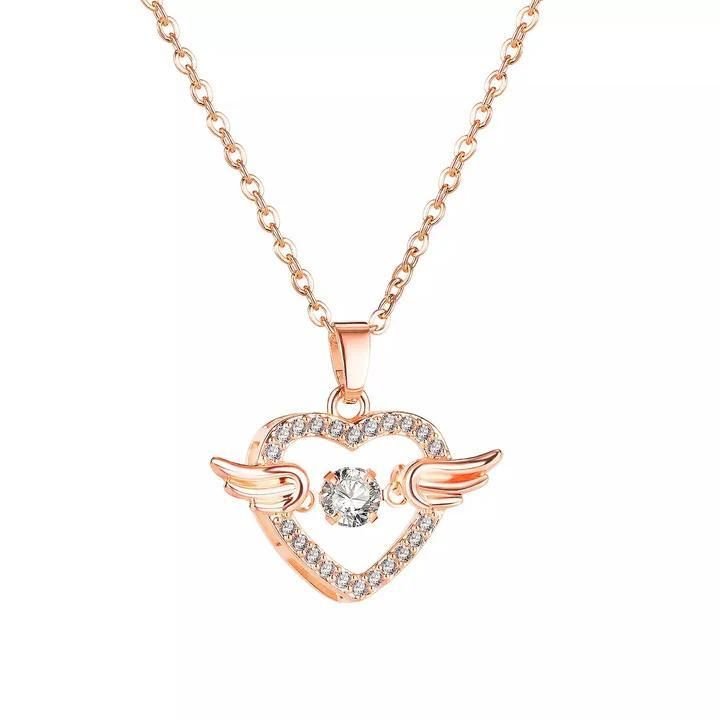 Heart With Wings Necklace Robykart
