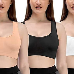 Womens Multicolor Air Bra (Pack of 3) Robykart