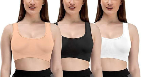 Womens Multicolor Air Bra (Pack of 3) Robykart
