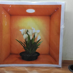 Golden 3D Wall Elegance Sticker Robykart