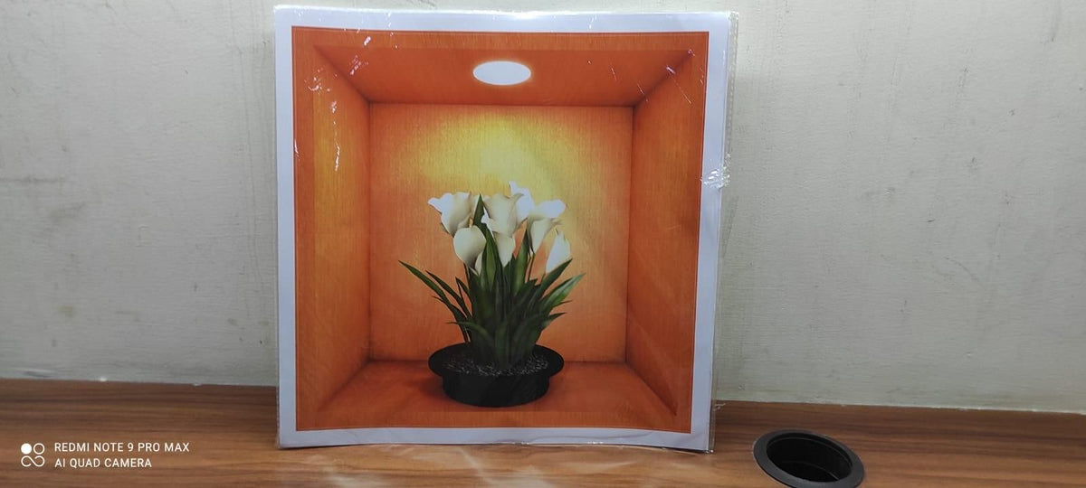 Golden 3D Wall Elegance Sticker Robykart